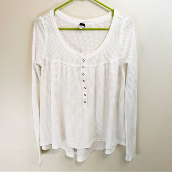 Free People Kai Thermal Henley Top - Picture 2 of 6